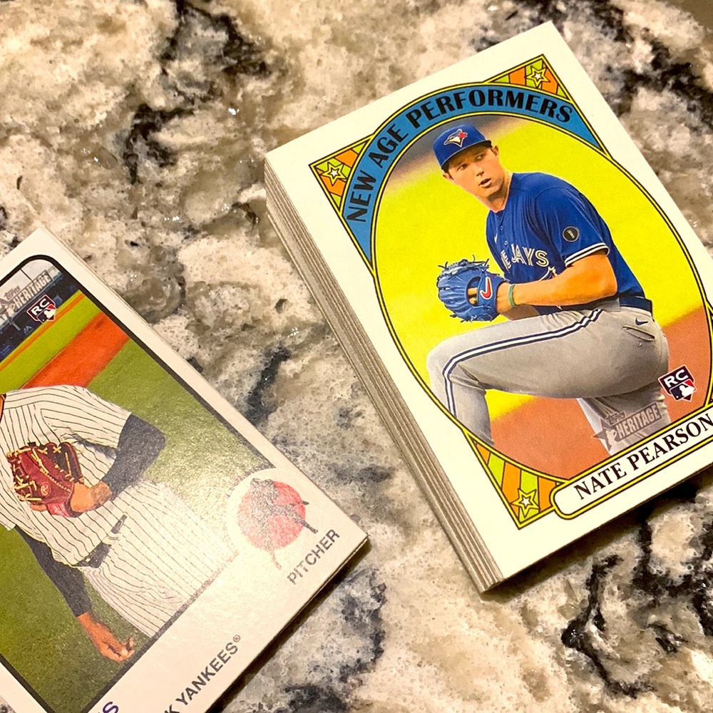 59pc 2022 Topps Heritage Rookies - Picture 3 of 7